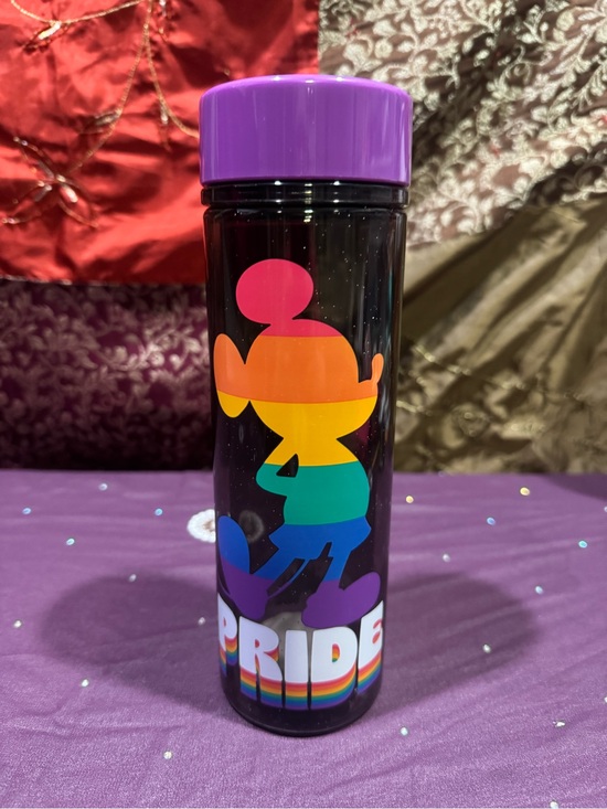 Disney Other - Disney Rainbow Pride Water Bottle with Purple Lid
